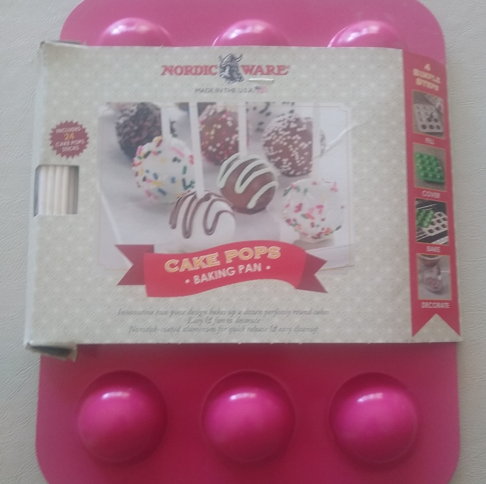 Nordic Ware cake pops baking pan